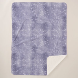 Purple Dream Sparkle Sherpa Blanket