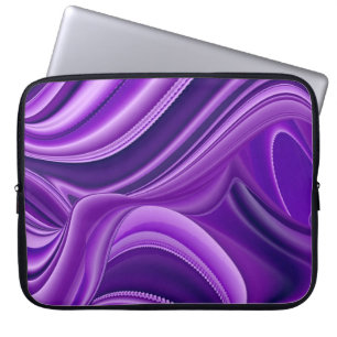 Purple Dreams , Abstract Fantasy Rainbow-Art Laptop Sleeve