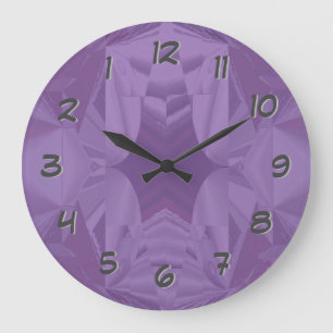 Purple Dreams-Backward Clock for Unusual People