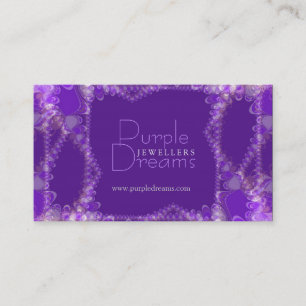 Purple Dreams Jewellery Business Card