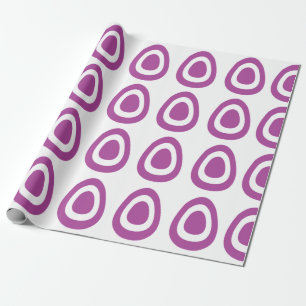Purple Easter Eggs Wrapping Paper