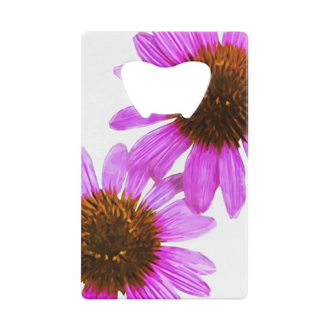 Purple Echinacea Flower Abstract Impressionism (Front)