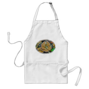 Purple Edge Shelf Fungus Coordinating Items Standard Apron