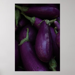 purple eggplant poster