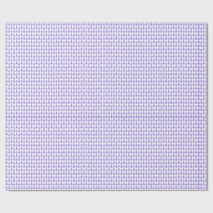 Purple Eiffel Tower Paris Wrapping Paper