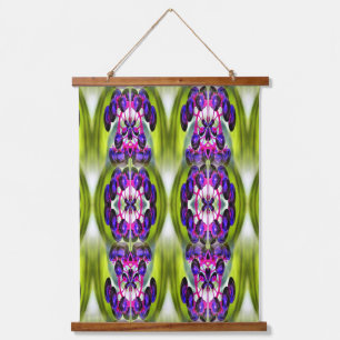 Purple Elderberries Nature Abstract      Hanging Tapestry