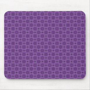 Purple Elegant Circles Mousepad