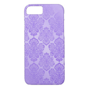 Purple Elegant Damask iPhone 8/7 Case