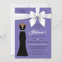 Purple Elegant Fashion Tiffany Birthday Invitation