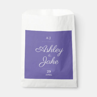 Purple Elegant Gift Bag Wedding