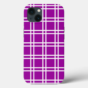 Purple Elegant Lattice at Emporiomoffa iPhone 13 Case