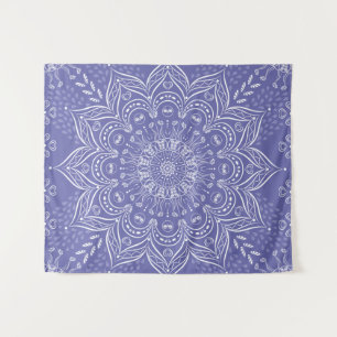 Purple Elegant Modern Boho Mandala Tapestry