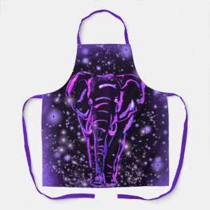 Purple Elephant Apron