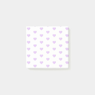Purple Emoji Hearts Post-it Notes