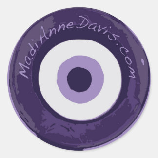 Purple Evil Eye Sticker