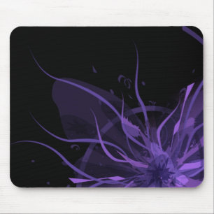 Purple Explosion Mouse Pad