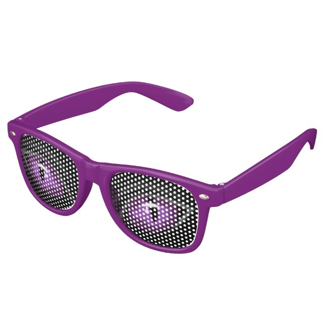 Purple Eye Glasses (Angled)