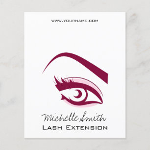 Purple Eye long eyelashes Lash extension  icon Flyer
