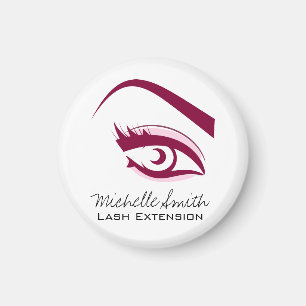 Purple Eye long eyelashes Lash extension  icon Magnet