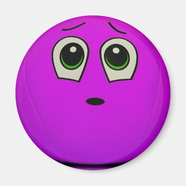 Purple Face Magnet (Front)