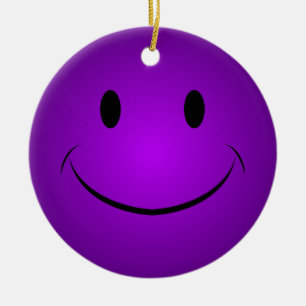 Purple Face Ornament