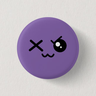 Purple Face Puff Button Vers 2
