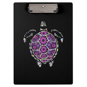 Purple Factual Turtle Shell Clipboard