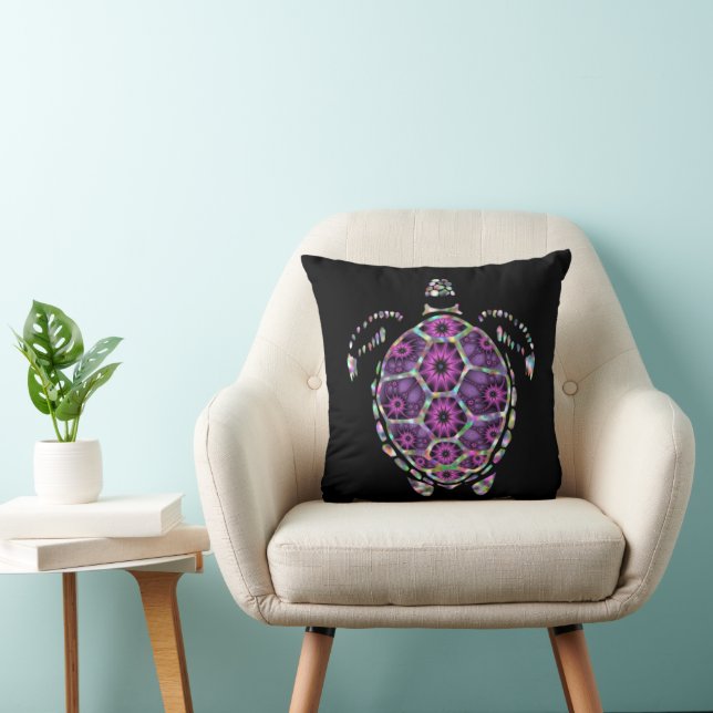 Purple Factual Turtle Shell Cushion (Chair)