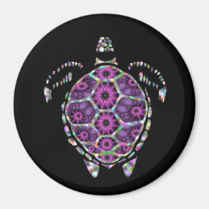 Purple Factual Turtle Shell Magnet