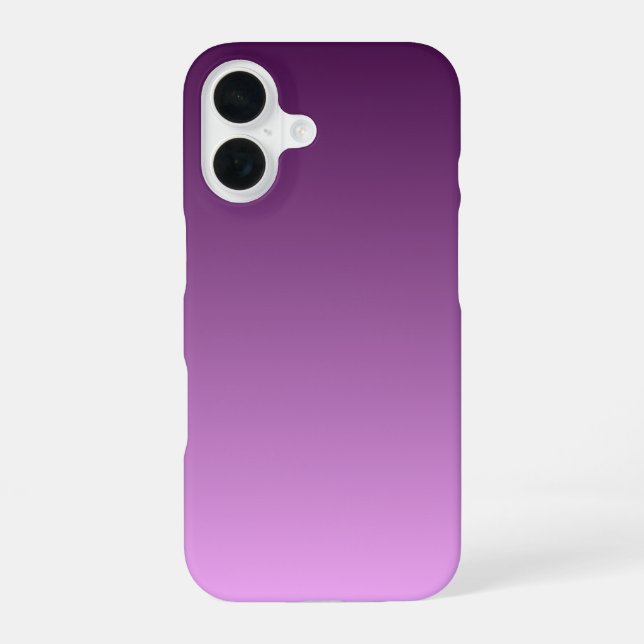 Purple Fade iPhone 16 Case (Back)
