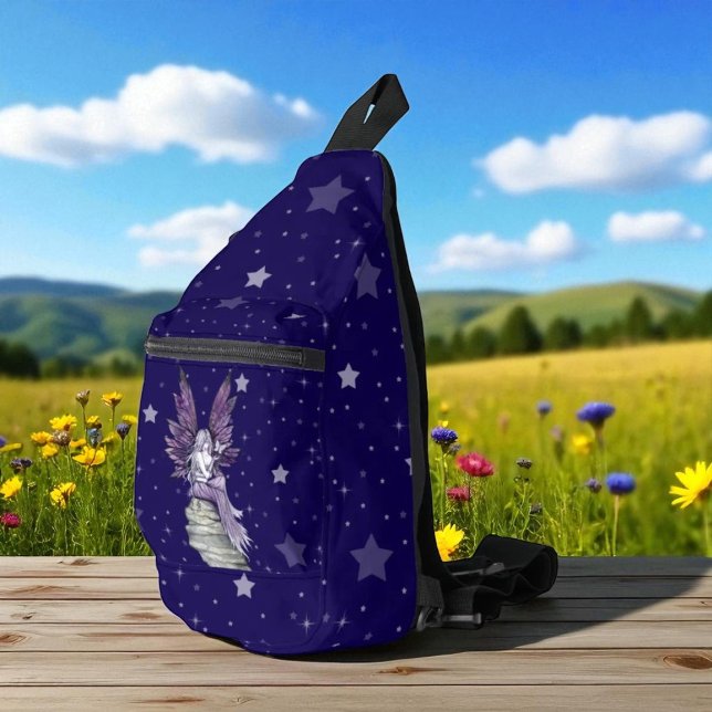 Purple Fairy and Butterfly  Sling Bag (Creator Uploaded)