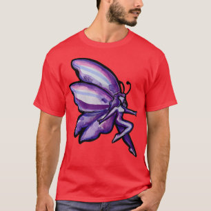 Purple Fairy Art purple fae fairy gardening  T-Shirt