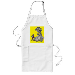 Purple Fairy & Girl Apron 