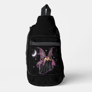 Purple Fairy Print Cut Sew Bag