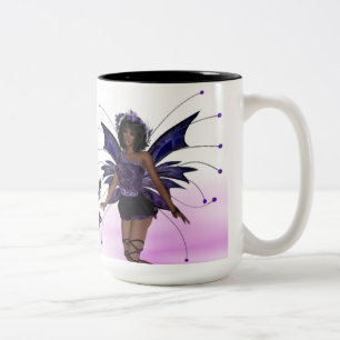 Purple Fairy with Hummingbirds Mug