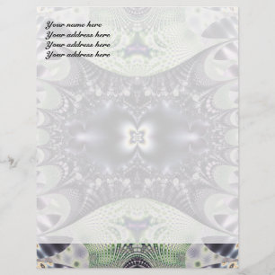 Purple Fairytale Personalized Letterhead
