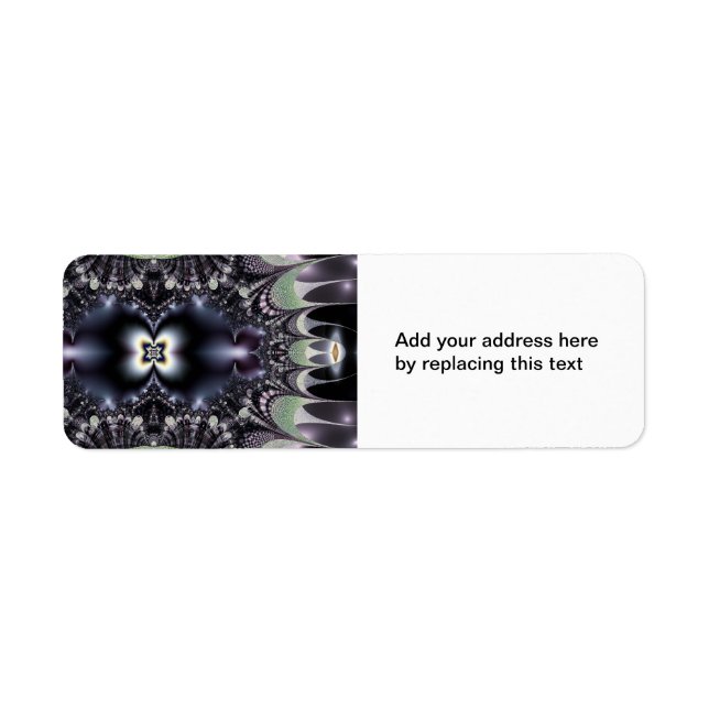 Purple Fairytale Return Address Label (Front)