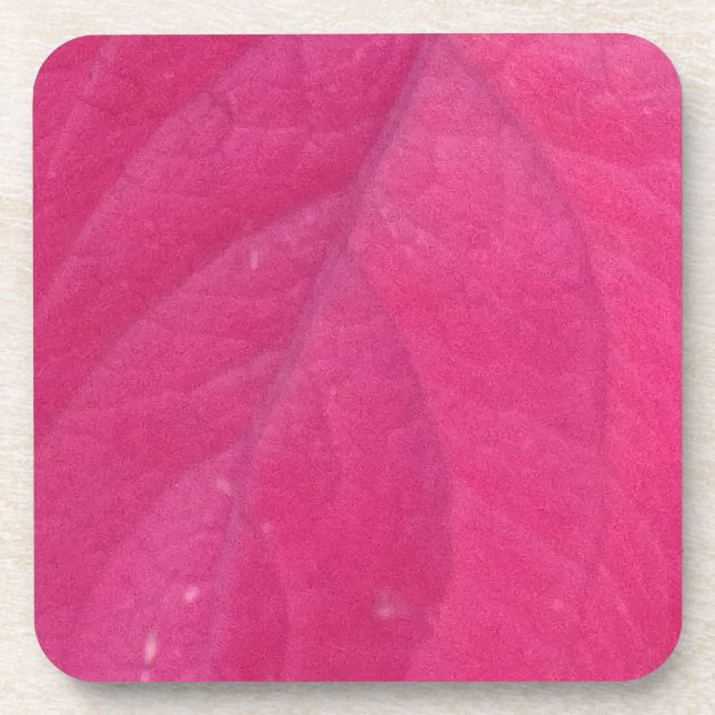 Purple Fall Leaf Coaster (Front)