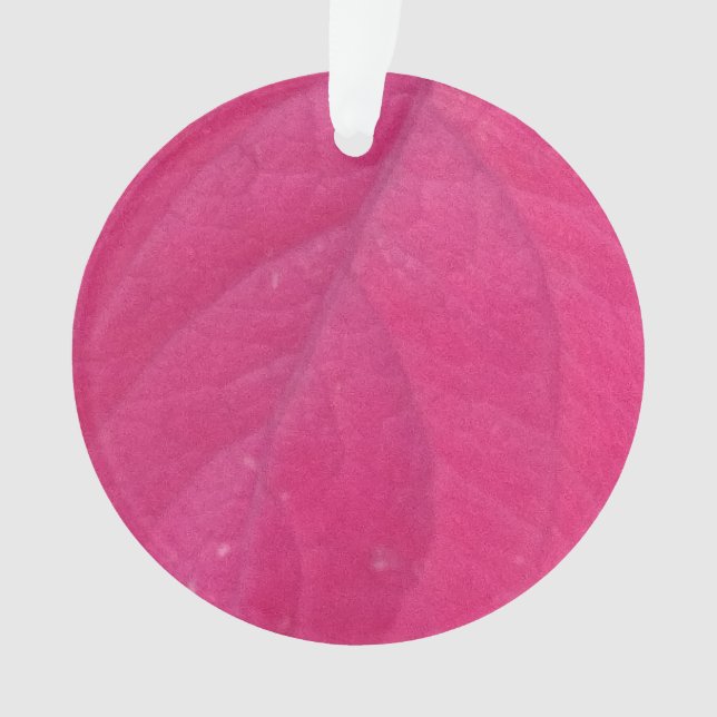 Purple Fall Leaf Ornament (Front)