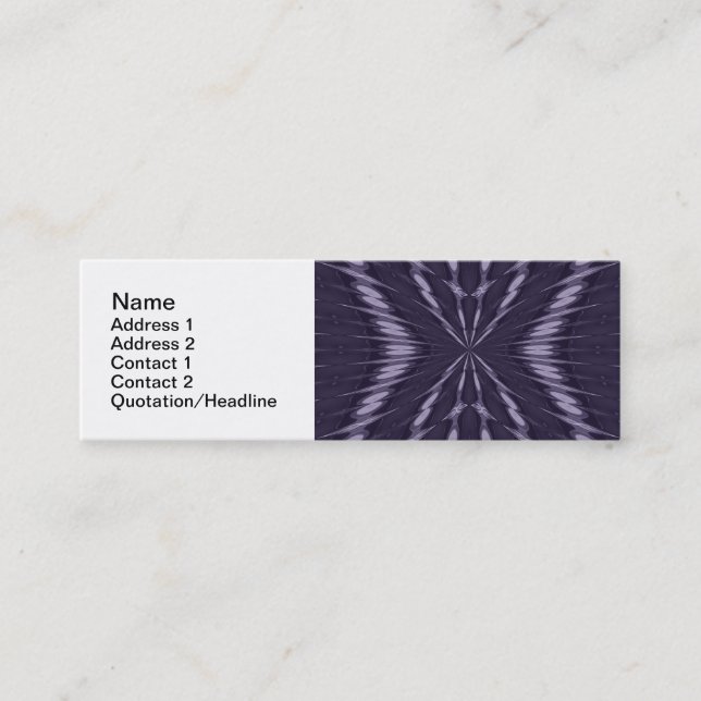 Purple Fantasy  Business Card Templates (Front)