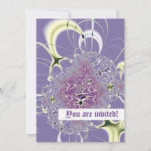 Purple Fantasy Custom Invitation