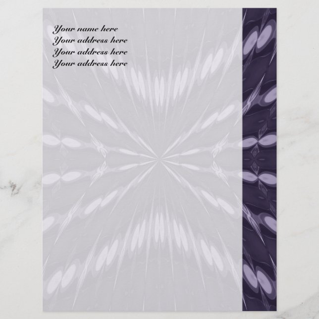Purple Fantasy Custom Letterhead (Front)