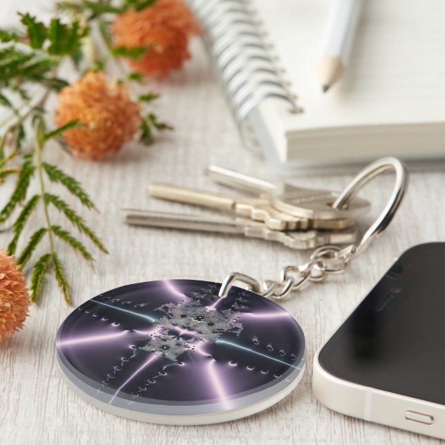 Purple Fantasy Key Ring (Front Right)
