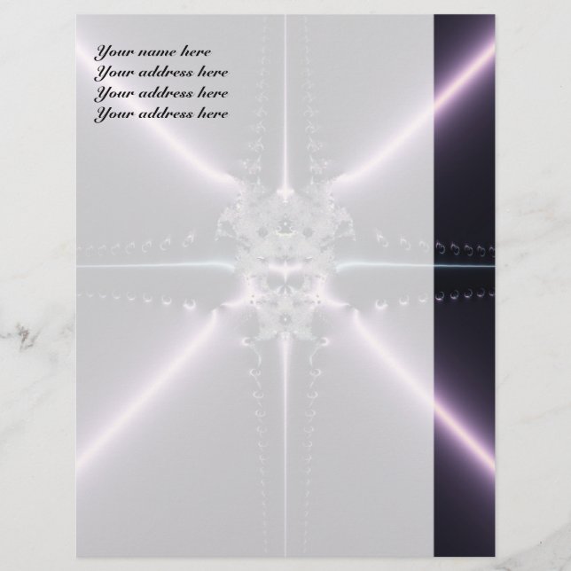 Purple Fantasy Letterhead Design (Front)