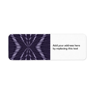 Purple Fantasy Return Address Label