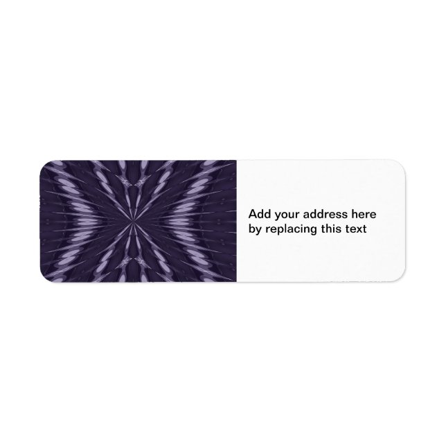 Purple Fantasy Return Address Label (Front)
