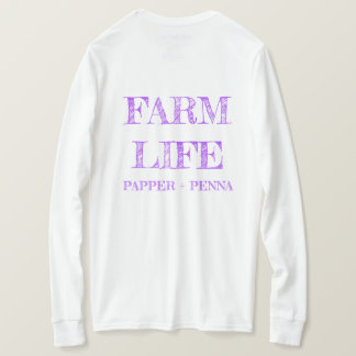 Purple Farmhouse Long Sleeve T-Shirt