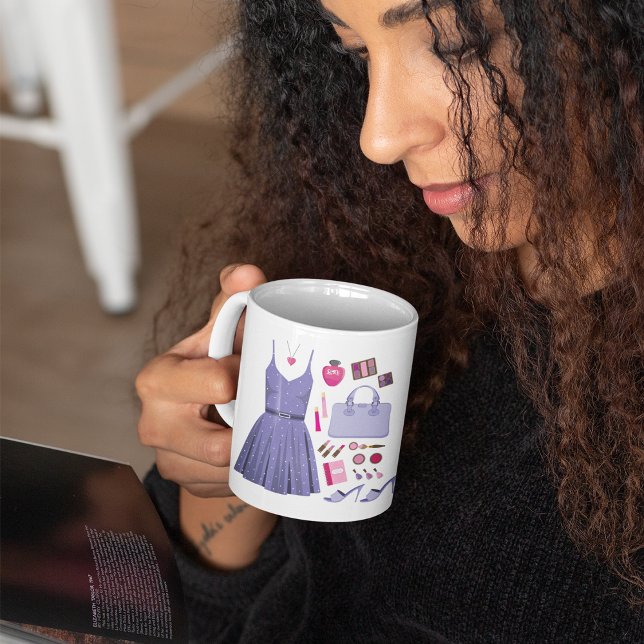 Purple Fashion Set Coffee Mug (Creator Uploaded)