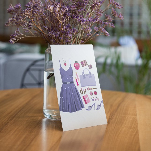 Purple Fashion Set Invitation (Creator Uploaded)