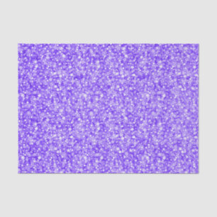 Purple Faux Glitter And Sparkles Tissue Paper